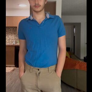Tommy Hilfiger Blue Polo 👕🔹
